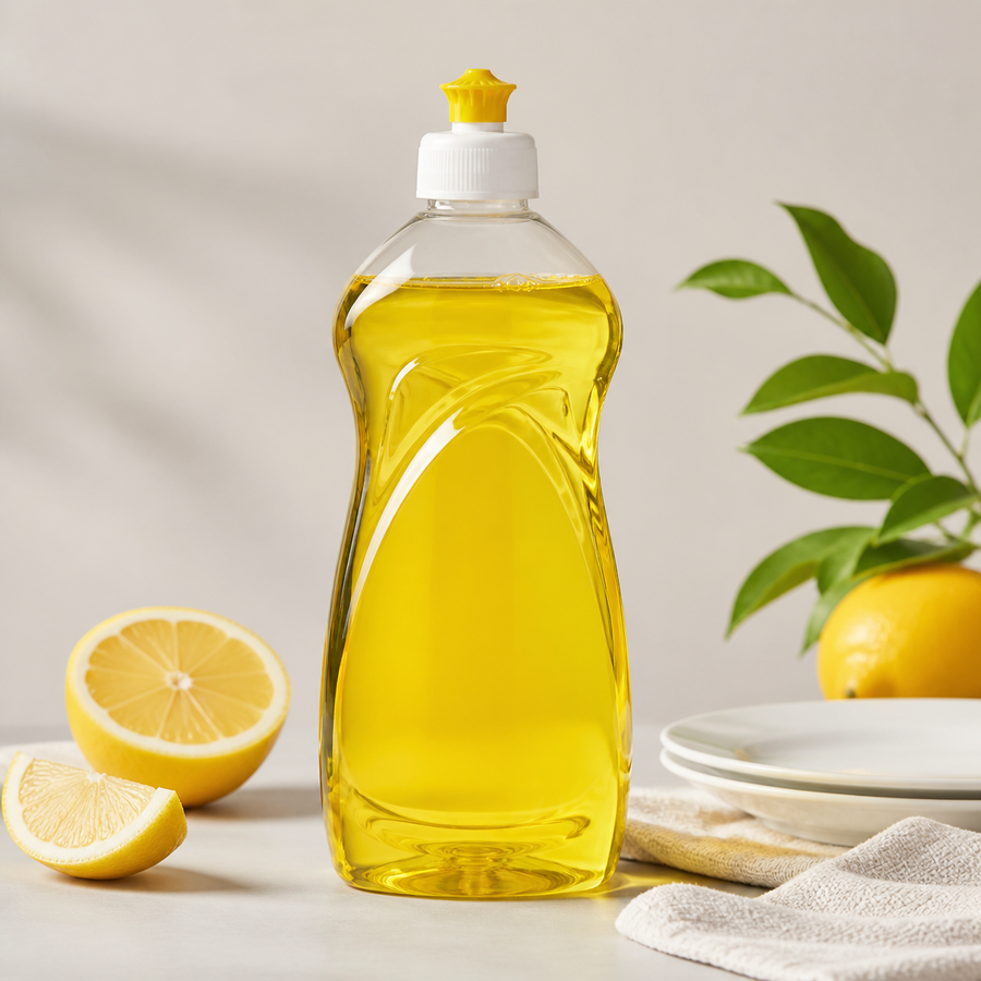 Lemon dishwash liquid